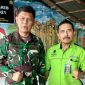 Komandan Kodim 1302/Minahasa Letkol Inf Herbert Andi Amino Sinaga S.I.P (Kiri) dan Wakil Kepala Perwakilan Media Telusur News Sulawesi Utara, Jefry Kandouw (Kanan)