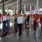 Bupati Minsel Franky Donny Wongkar, SH mengikuti senam jantung oleh Yayasan Jantung Indonesia Cabang Minahasa Selatan