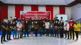 Kapolres Minahasa membuka kegiatan pembinaan bahasa kepada Media Massa oleh Balai Bahasa