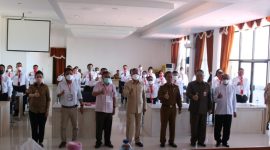 Bupati FDW membuka Seleksi Terbuka Jabatan Pimpinan Tinggi Pratama, yang digelar di LT. IV Kantor Bupati Minahasa Selatan