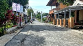 Pengerjaan Dandes fisik TA 2021 Platducker dan pengecoran bahu jalan di Jaga I