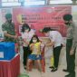 TNI Kawal vaksinasi anak SD di Minahasa