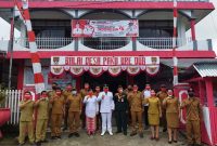 Pemdes Pakuure Dua Kecamatan Tenga merampungkan kegiatan Dana Desa dan menghimbau warga untuk waspada di tenga cuaca ekstrim/ sumber foto: pemdes / tl