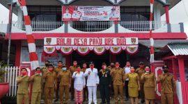 Pemdes Pakuure Dua Kecamatan Tenga merampungkan kegiatan Dana Desa dan menghimbau warga untuk waspada di tenga cuaca ekstrim/ sumber foto: pemdes / tl