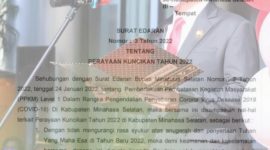 Surat Edaran Bupati Minahasa Selatan Tentang Perayaan Kuncikan Tahun 2022