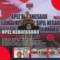 Bupati Minsel Frangky Donny Wongkar, SH memimpin Apel Kebangsaan Aparatur Sipil Negara di lingkup Pemkab Minsel 