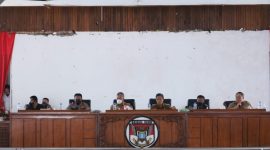 Bupati Minsel Franky Donny Wongkar, SH memimpin Rapat Koordinasi Percepatan Vaksinasi bersama Forkopimda Kabupaten Minahasa Selatan