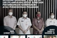 Bupati Minsel Franky Donny Wongkar, SH bersama Ditjen Bina Keuangan Daerah Kementerian Dalam Negeri