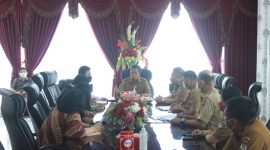 Wabup Petra Yani Rembang menerima tim BPK RI Sulut dalam rangka pemeriksaan terinci LKPD Minsel 2021
