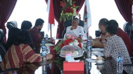 Bupati dan Wabup Minsel mengikuti Exit Meeting BPK RI Perwakilan Sulawesi Utara