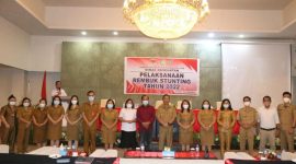 Wabup Petra Yani Rembang menghadiri acara Rembuk Stunting Kabupaten Minahasa Selatan
