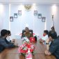 Bupati Minsel Franky Wongkar menerima kunjungan audiensi dan silahturahmi Kimia Farma
