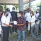 Penyerahan bantuan benih jagung dan alat pertanian