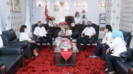 Bupati Minsel Franky Wongkar menerima kunjungan BPOM