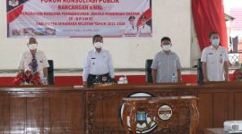 Wabup Petra Rembang menghadiri Forum Konsultasi Publik P-RPJMD Minsel 2022-2026