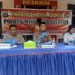 Press Conference pengungkapan kasus pembunuhan di Kecamatan Ranoyapo, Minsel
