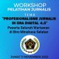 Kegiatan Workshop dan Pelatihan Profesionalisme Jurnalis Di Era Digital 4.0 yang digelar oleh PWI Minsel