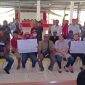 Warga Tumpaan Baru saat gelar aksi demo damai pada beberapa waktu lalu