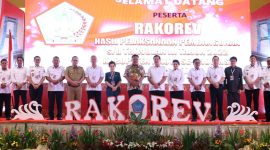 Rakorev Pemprov Sulut yang dihadiri oleh seluruh Pemerintah Kabupaten/Kota