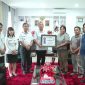 PWI Minsel saat kunjungan Pemberian Sertifikat Penghargaan kepada Pemkab Minsel