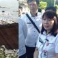 Sekda Minsel Glady Kawatu saat meninjau lokasi bencana abrasi pantai Amurang/ sumber foto: google