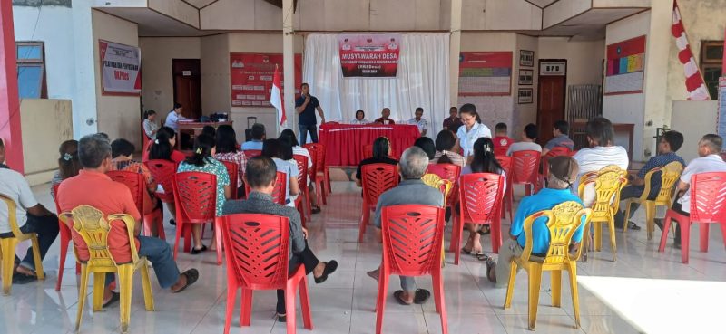 Musdes RKPDes Desa Teet, Kecamatan Amurang Barat, Minahasa Selatan