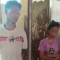 Foto: pelaku curanmor AT dan SD saat diamankan di Polsek Amurang/ Telusur News