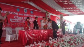 Acara Penamatan Siswa-siswi SMA Negeri 1 Amurang 2024