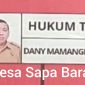 Foto: Oknum ASN Pejabat Kumtua Desa Sapa Barat Kecamatan Tenga Dani Mamangkey