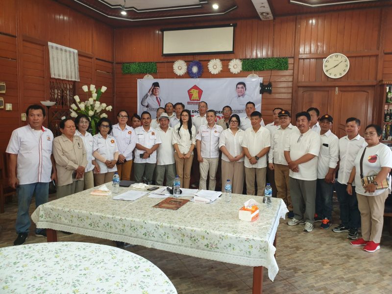 Rapat Konsolidasi DPD Partai Gerindra Sulawesi Utara bersama DPC,PAC, dan Kader Se-Minahasa Selatan