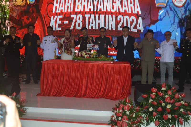 Kemeriahan pada Hari Bhayangkara Ke-78 Polres Minahasa Utara bersama jajaran Pemkab Minut dan Forkopimda