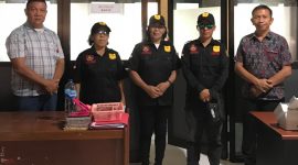 LI-TIPIKOR saat berada di Kantor Badan Kesbangpol Minsel