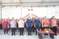 Foto: para pengurus PIKI yang adalah calon petahana, serta pejabat Pemkab Minsel