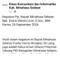 Foto: screenshot penggalan isi rilis resmi Diskominfo Minsel yang telah diposting di media sosial 