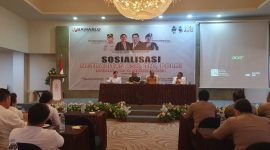 Foto: kegiatan Sosialisasi Netralitas ASN, TNI, dan Polri oleh Bawaslu Minsel, di Hotel Sutanraja Amurang