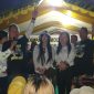 Foto: ibu Aprilia Sangkaeng atau Gayatri R. Bangsawan saat berada di atas panggung bersama Paslon PYR-FAM 