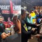 Foto: tangkapan layar rekaman video saat PYR-FAM mampir dan menyalami para pendukung FDW-TK di posko nomor urut 1 di Kinamang 