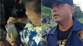 Foto: inserted kiri pelaku dan barang bukti 'money politics' yang diamankan di RM Turangga Tumpaan Minsel 