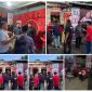 Gambar: Tangkapan layar saat personil Polres Minsel membubarkan massa pendukung Paslon Nomor Urut 1 di Kecamatan Motoling Timur 