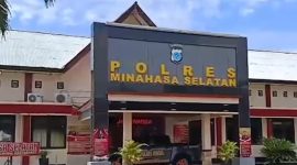Foto: tampak depan Kantor Bupati Minsel