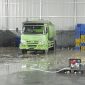 Foto: Truk Pengangkut Limbah PT Kawanua Coconut Nusantara (KCN) Tumpaan