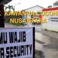 Foto: Tampak depan pintu gerbang PT Kawanua Coconut Nusantara Tumpaan