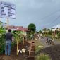 Foto: Lokasi pengerjaan drainase di Jaga 2 Desa Makaaroyen Kecamatan Modoinding, Minahasa Selatan. Tertera papan informasi pengerjaan proyek 