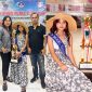 Foto: Marsya Montolalu bersama mama dan papa (kiri), Marsya saat memenangkan lomba (kanan)
