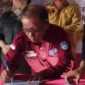 Foto: tangkapan layar oknum ASN yang diduga pernah terlibat politik praktis,saat ini menjadi sebagai Kepala Sekolah di salah satu SMK di Kecamatan Tumpaan 