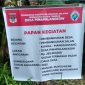 Foto: plang proyek DD Pinapalangkow 