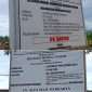 Gambar: papan informasi proyek di Kantor DPRD Minsel 