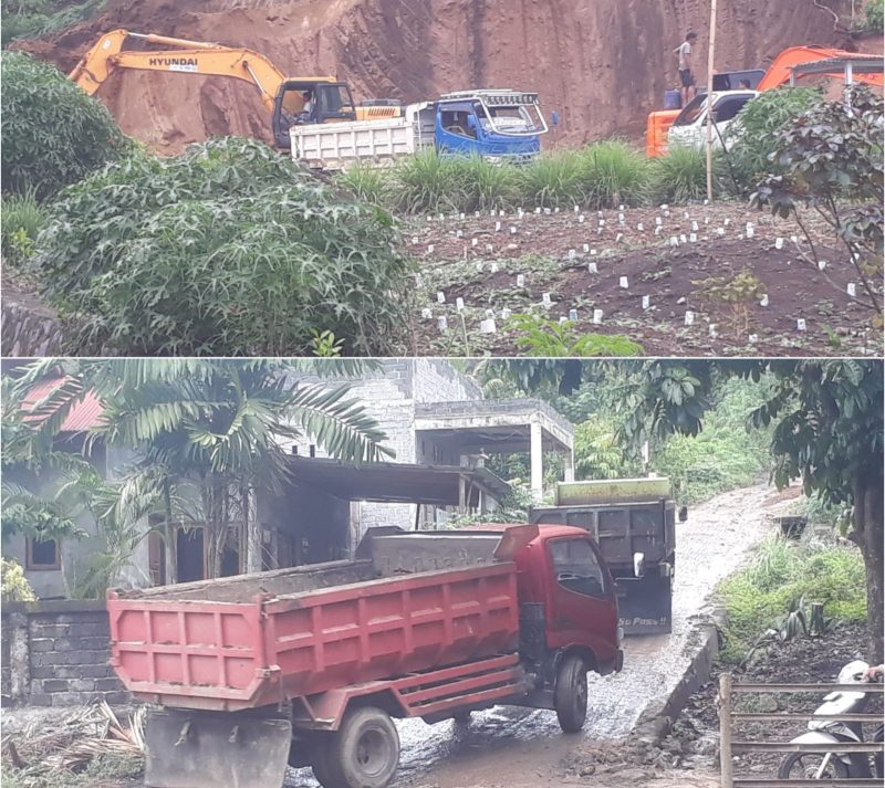 Foto: aktivitas Tambang Galian C ilegal di Buyungon Kecamatan Amurang yang resahkan warga 