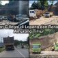 Foto: aktivitas dan dua lokasi Galian C yang diduga ilegal, di Desa Lopana dan di Kelurahan Ranomea Amurang Timur (Amtim) 