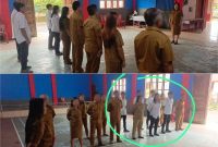 Foto: saat pengangkatan dan pelantikan prades yang diduga'ilegal' oleh oknum Plt Kumtua Jeannie Ratu